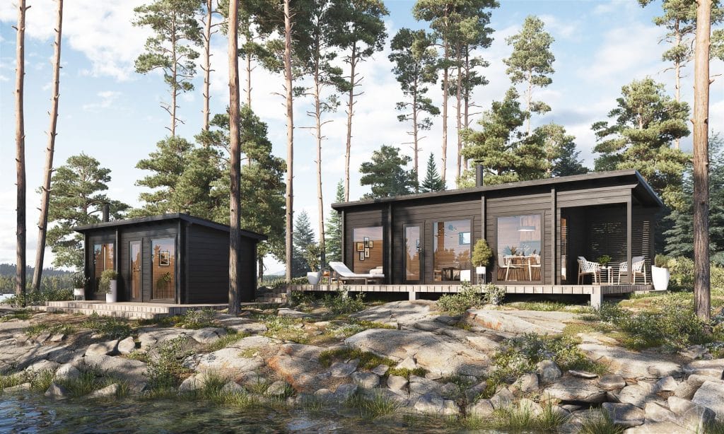 Villa 47 moderni kesämökki paketti