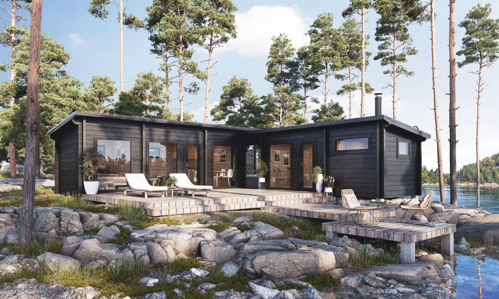 Villa 53 hirsimökki paketti