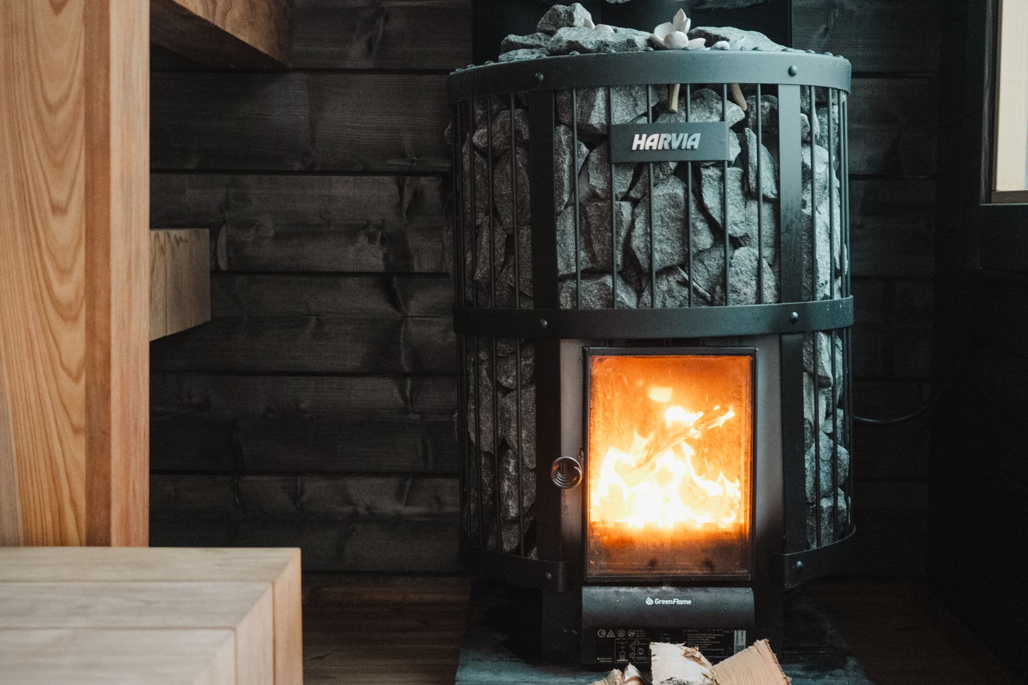 Harvia Legend Ehta saunassa