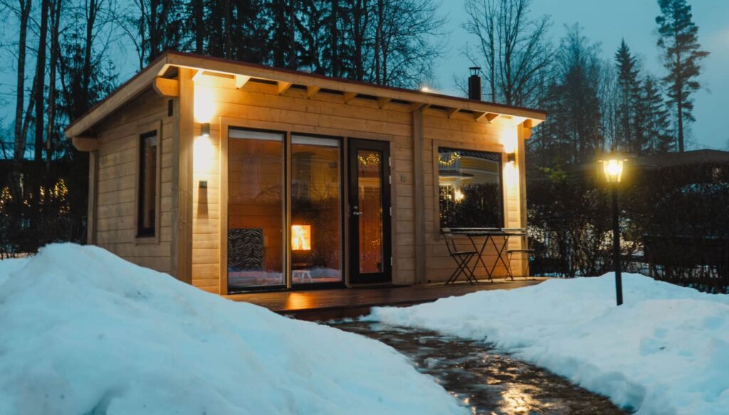 Kalkela, pieni saunamökki, Sauna 16
