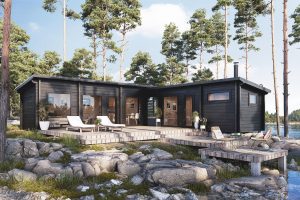 Villa 53 hirsimökki paketti